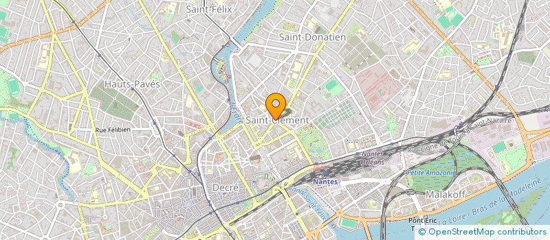 localisation de l'entreprise LES DROL'RIENT à NANTES