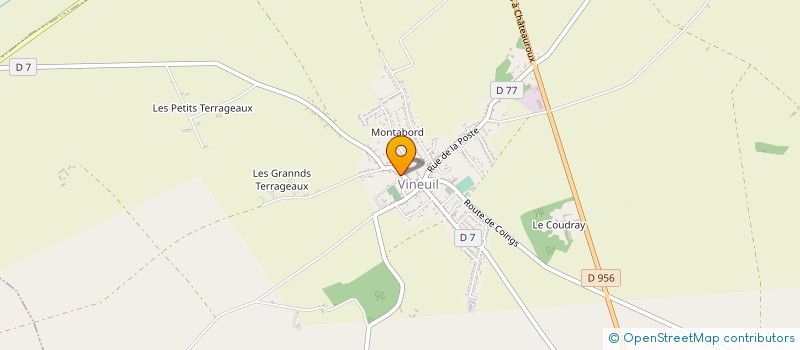 localisation de l'entreprise LES DROLENSCENE à VINEUIL