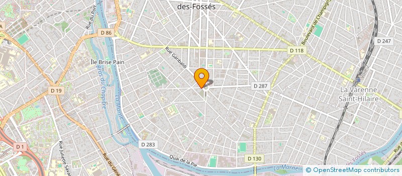 localisation de l'entreprise LES DROLES DE COMPERES à SAINT-MAUR-DES-FOSSES