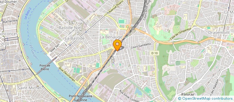 localisation de l'entreprise LES DROLES DE DAMES DE FLOIRAC  FLOIRAC