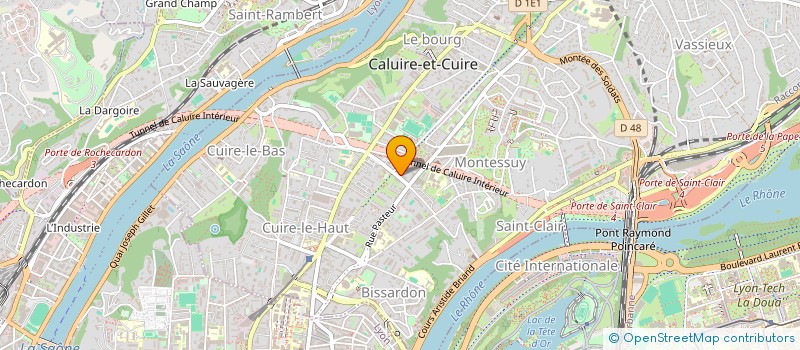 localisation de l'entreprise LES DROLES DE DAMES DU CAP OUEST  CALUIRE-ET-CUIRE