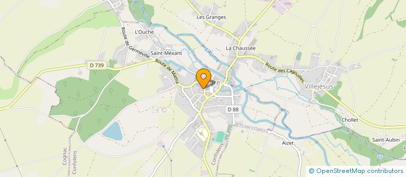 localisation de l'entreprise LES DROLES DE MAM'S  AIGRE