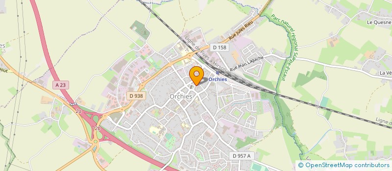 localisation de l'entreprise LES DROLES DE MARCHANDES  ORCHIES