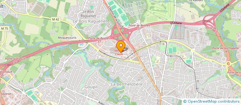 localisation de l'entreprise LES DROMAD ERDRE à ORVAULT