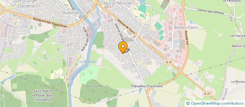 localisation de l'entreprise LES DROSOPHILES à LAVAL