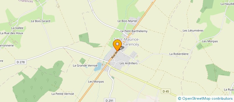 localisation de l'entreprise LES DROYERES à CHARENCEY
