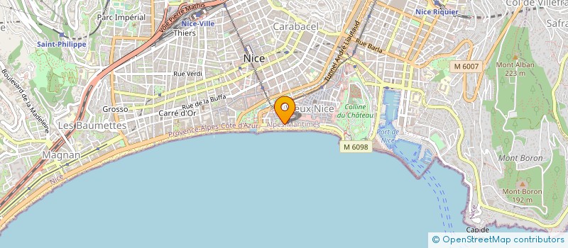 localisation de l'entreprise LES DRS BENOUAICH ET BONHOMME à NICE