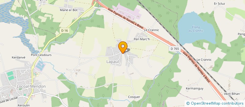 localisation de l'entreprise LES DRUIDES SONORES  LOCOAL-MENDON