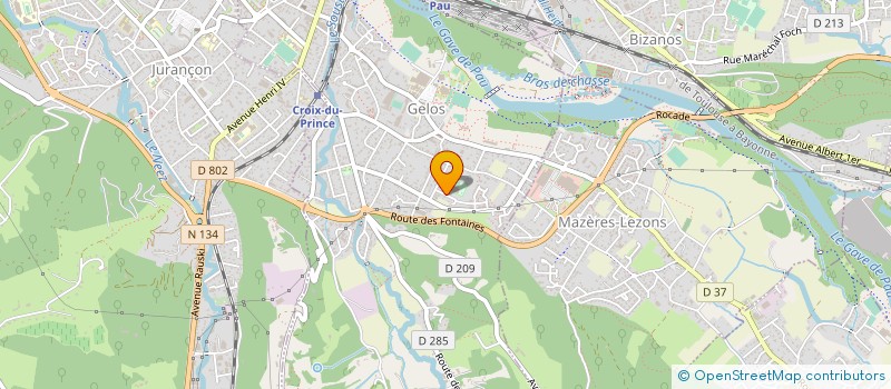 localisation de l'entreprise LES DRUNKEN SAILORS - FESTIVE IRISH MUSIC  GELOS