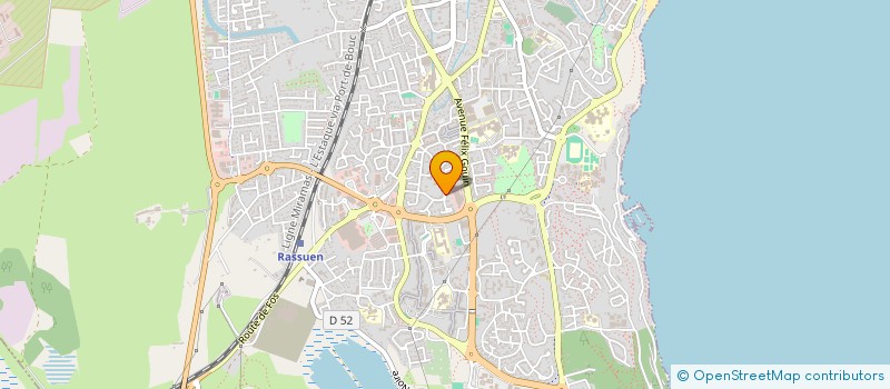 localisation de l'entreprise LES DRYADES à ISTRES