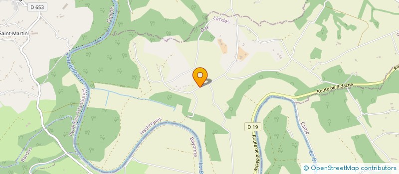 localisation de l'entreprise LES DUCARRE  HASTINGUES