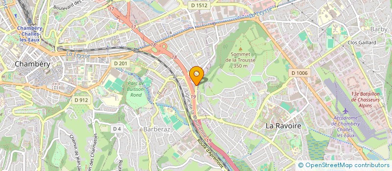 localisation de l'entreprise LES DUCS  BARBERAZ