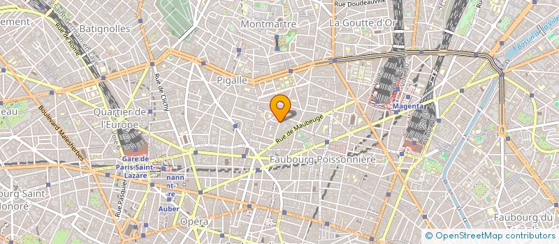 localisation de l'entreprise LES DUCS  PARIS