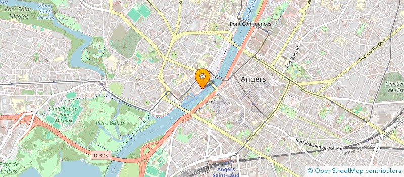localisation de l'entreprise LES DUCS D'ALBE à ANGERS