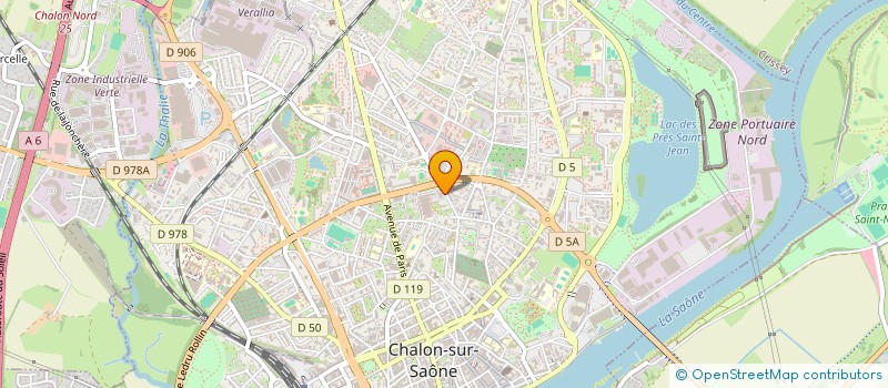 localisation de l'entreprise LES DUCS DE BOURGOGNE à CHALON-SUR-SAONE