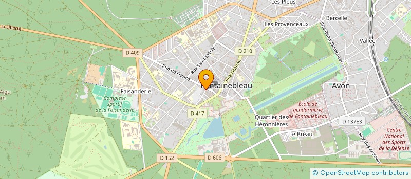 localisation de l'entreprise LES DUCS DE SAVOIE à FONTAINEBLEAU