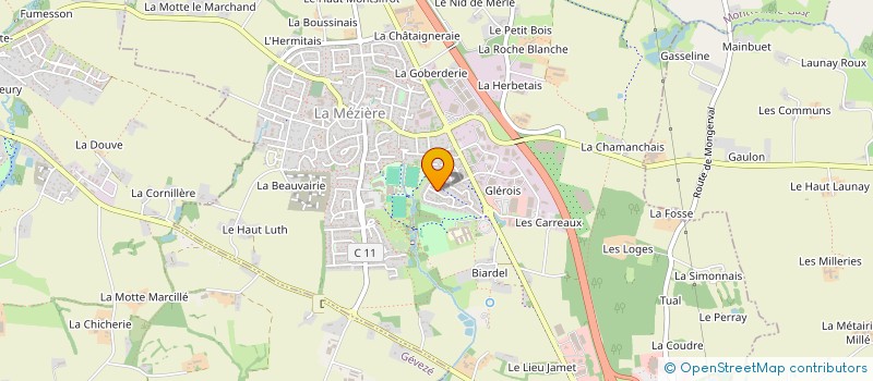 localisation de l'entreprise LES DUCS EN SCENE  LA MEZIERE