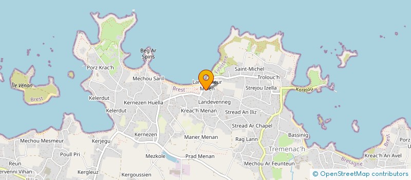 localisation de l'entreprise LES DUNES 1926  GUISSENY