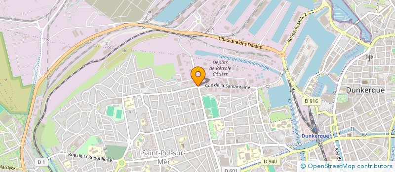 localisation de l'entreprise LES DUNES à DUNKERQUE