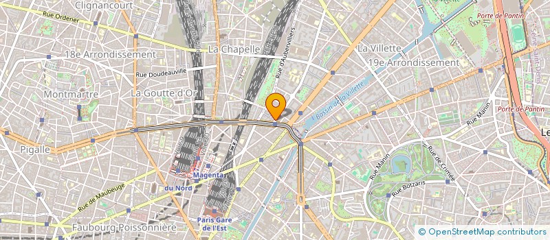 localisation de l'entreprise LES DUNES  PARIS