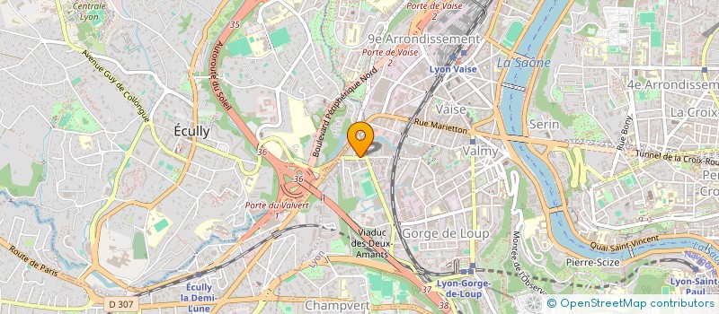 localisation de l'entreprise LES DUNES  LYON