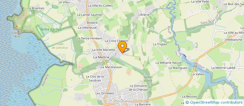 localisation de l'entreprise LES DUNES  BEAUSSAIS-SUR-MER