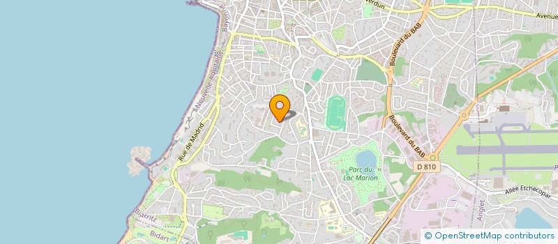localisation de l'entreprise LES DUNES à BIARRITZ