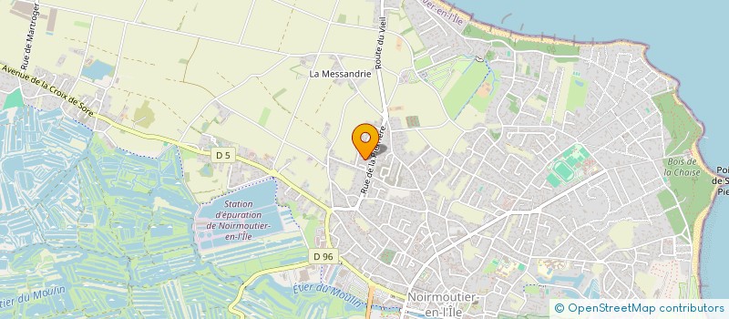 localisation de l'entreprise LES DUNES à NOIRMOUTIER-EN-L'ILE