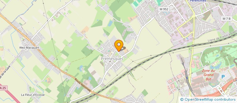 localisation de l'entreprise LES DUNES D'EUROPE  PREMESQUES