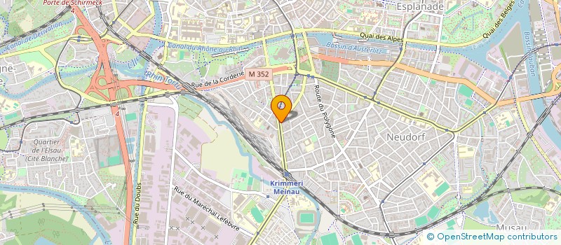 localisation de l'entreprise LES DUNES D'OR à STRASBOURG
