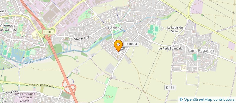 localisation de l'entreprise LES DUNES ROCHELAISES  PERIGNY