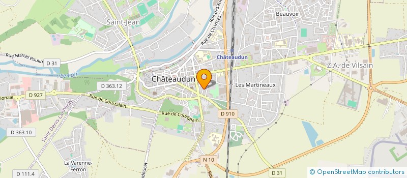 localisation de l'entreprise LES DUNOIS ROUMAINS FRANCOPHONES (LDRF) à CHATEAUDUN