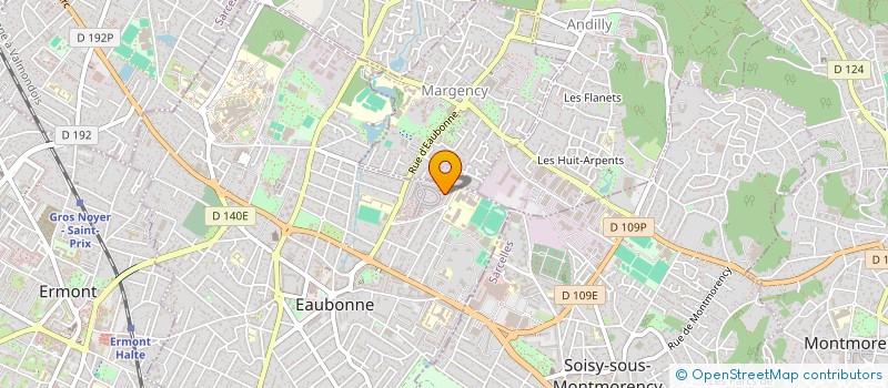 localisation de l'entreprise LES DURES TERRES EN FLEUR à EAUBONNE