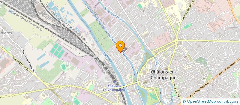 localisation de l'entreprise LES DYNAMIC'S  CHALONS-EN-CHAMPAGNE