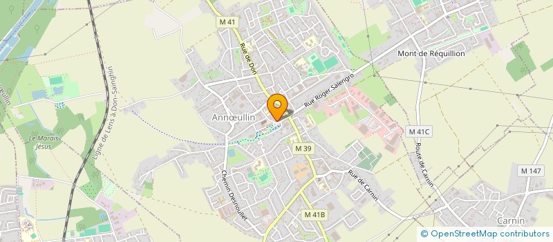 localisation de l'entreprise LES DYNAMIQUES DE VOTRE AGE  ANNULLIN