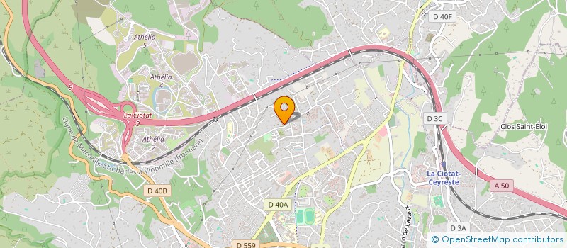 localisation de l'entreprise LES DYNAMOS  LA CIOTAT