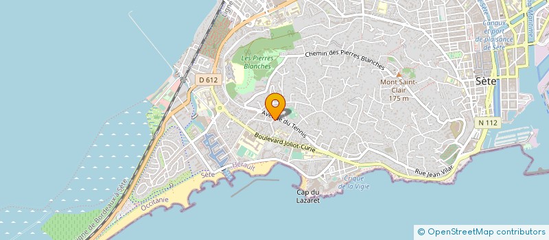 localisation de l'entreprise LES DYS MILLE PAS à SETE