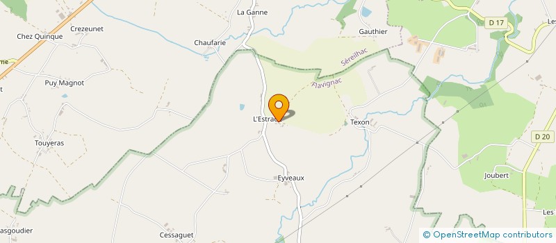 localisation de l'entreprise LES DYS'VERGENTS  FLAVIGNAC