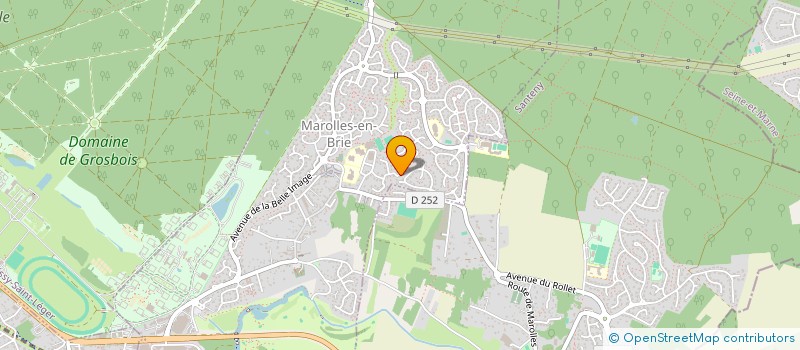 localisation de l'entreprise LES EAUX BLEUES  PARIS