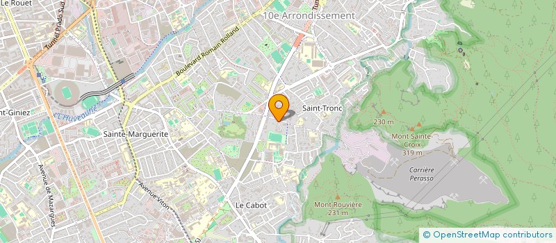 localisation de l'entreprise LES EAUX D EDEN à MARSEILLE