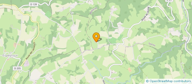 localisation de l'entreprise LES EAUX DU BOIS BORDET  LACAPELLE-MARIVAL