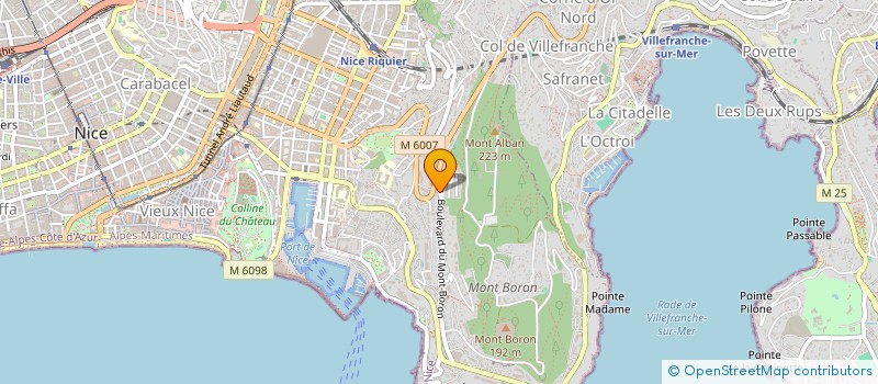 localisation de l'entreprise LES EAUX VIVES à NICE