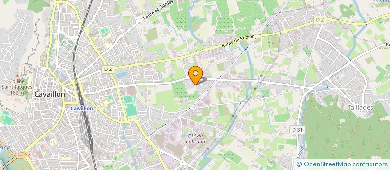 localisation de l'entreprise LES EBENISTES DE PROVENCE  CAVAILLON