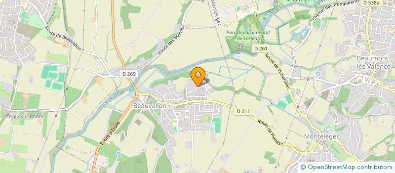 localisation de l'entreprise LES ECAILLERS DU GIER  BEAUVALLON