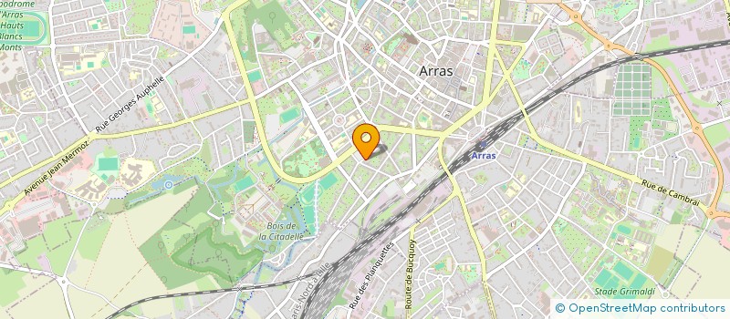 localisation de l'entreprise LES ECARQUILLEURS D'OREILLES à ARRAS