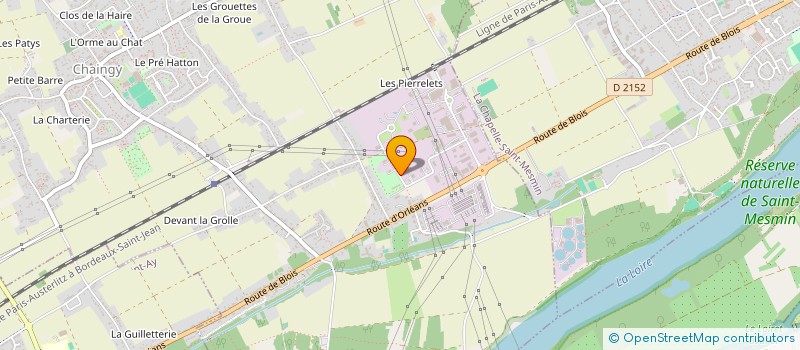 localisation de l'entreprise LES ECHAFAUDAGES DU CENTRE à CHAINGY