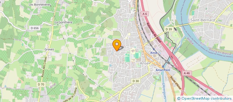 localisation de l'entreprise LES ECHALETTES  ANSE