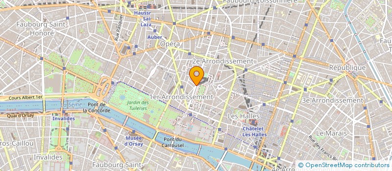 localisation de l'entreprise LES ECHANGES CULTURELS à PARIS
