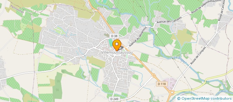 localisation de l'entreprise LES ECHANSONS DU CARCASSES à VILLEMOUSTAUSSOU