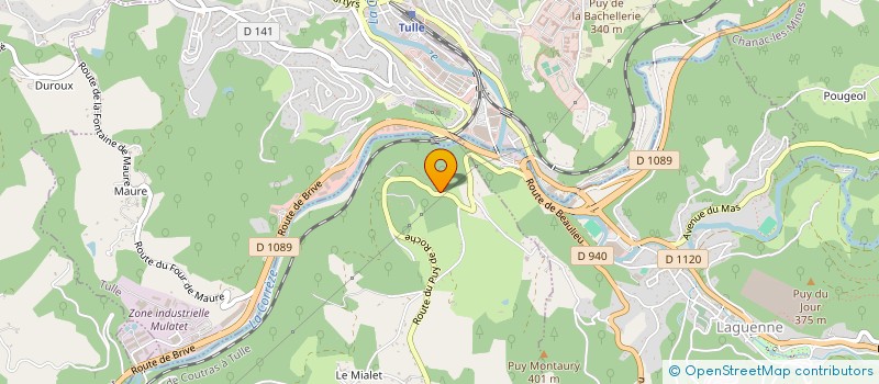 localisation de l'entreprise LES ECHAPPEES BIEN-ETRE  SAINTE-FORTUNADE